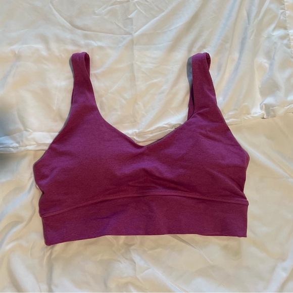 P'tula Other - P'tula Deep Purple Dahlia Essential Sports Bra- NWOT
